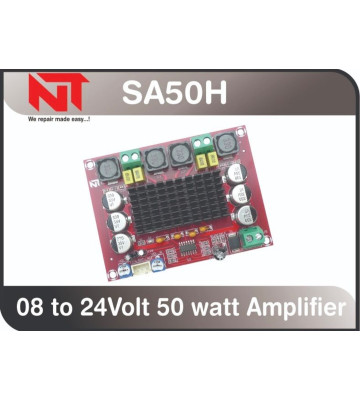 NT SA50H 50W Amplifier Board 8V-24V | Class-D Mono Audio Module